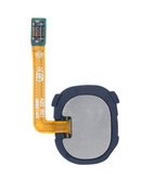 Sensor de huellas dactilares azul con cable flex para Samsung Galaxy A20 (A205), pieza de reparación.