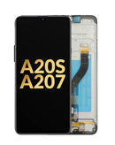 Pantalla Service Pack con marco para Galaxy A20s disponible en Quetzaltenango.