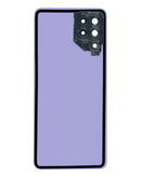 Tapa trasera con lente de camara y adhesivo Galaxy A22 4G (A225 / 2021) (NO LOGO) (Negro)