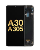 Reparación de pantalla OLED con marco original para Samsung Galaxy A30 en Quetzaltenango.