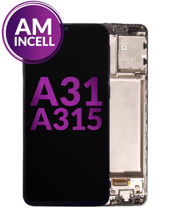Pantalla con marco incell para Samsung Galaxy A31 en Quetzaltenango.