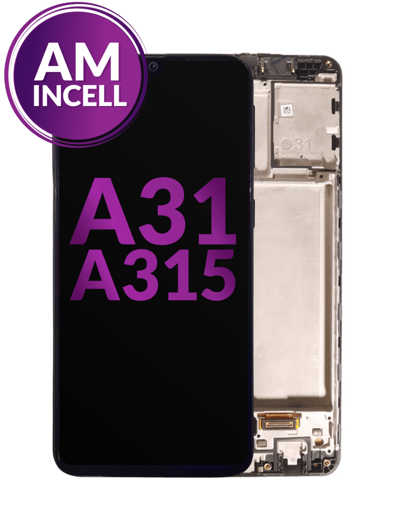 Pantalla con marco incell para Samsung Galaxy A31 en Quetzaltenango.