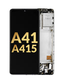Pantalla original con marco para Galaxy A41 en Quetzaltenango, visítanos para reparaciones de pantallas OLED de celulares.