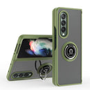 Compra la Funda Samsung Galaxy Z Fold 4 Hard PC trasera / Soft TPU con borde colorido con soporte I-ring en Xela, Quetzaltenango.