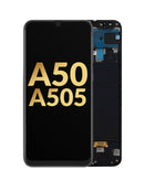 Pantalla con marco original para Samsung Galaxy A50 disponible en Xela Quetzaltenango.