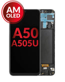 Reparación de pantalla con marco OLED para Galaxy A50 en Quetzaltenango.