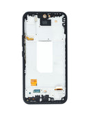 Pantalla Samsung Galaxy A54 5G incell color grafito con marco, ideal para reparación de celular.