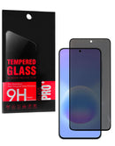 Vidrio templado privacy para Samsung Galaxy A57 5G, anti-espía, case friendly, protege pantalla.