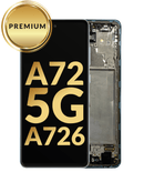 Pantalla con marco Samsung Galaxy A72 5G color Awesome Blue en Quetzaltenango.