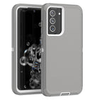 Funda heavy duty Galaxy A51 (GRIS y BLANCO)