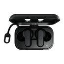 Auriculares Skullcandy Dime True Wireless en color negro, compactos y con estuche de carga.