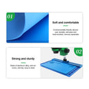Base de microscopio RELIFE RL-004T (aleacion de aluminio, plataforma corrediza) (BLUE)