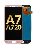 Pantalla OLED sin marco Samsung Galaxy A7 (A720 / 2017) color rosa en Quetzaltenango, encuentra la mejor calidad en warrantyproductxela.