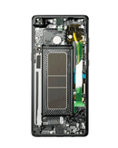 Pantalla con marco para Galaxy Note 8 en color Midnight Black en Quetzaltenango.