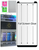 Protector de pantalla de vidrio templado full glue para Samsung Galaxy Note 9 en Xela, compatible con funda y con garantía.