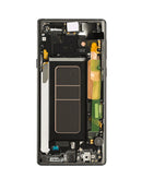Pantalla OLED con marco para Samsung Galaxy Note 9 N960, color negro medianoche, ideal para reparación.