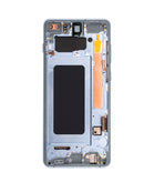 Pantalla OLED Samsung Galaxy S10 Plus (G975) azul prisma con marco para reparación.