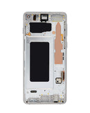 Encuentra la pantalla OLED con marco para Samsung Galaxy S10 (G973) en color PRISM WHITE en Xela Quetzaltenango.