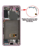 Encuentra la pantalla original OLED Galaxy S21 G991 (PHANTOM VIOLET) en Quetzaltenango con garantía.