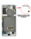 Encuentra la pantalla original con marco Samsung Galaxy S21 G991 en Quetzaltenango en nuestra tienda Mayorista de Reparaciones.