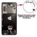 Reparación de pantalla original OLED con marco para Samsung Galaxy S21 Plus en Quetzaltenango.