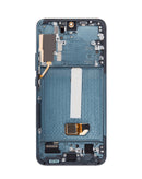 Pantalla OLED verde Galaxy S22 Plus con marco, 120Hz, para reparación, calidad Aftermarket Pro.