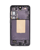 Pantalla OLED suave Galaxy S24 Plus (S926) Onyx Black con marco, 120Hz, para reparación.