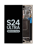 Compra la pantalla original OLED con marco para Galaxy S24 Ultra S928 (TITANIUM GRAY) en Quetzaltenango.