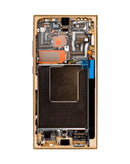 Pantalla OLED con marco para Samsung S24 Ultra en color Titanium Yellow disponible en Xela Quetzaltenango.