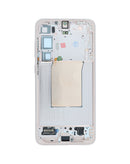Pantalla OLED con marco para S25 Plus en color Pink Gold disponible en Xela Quetzaltenango.