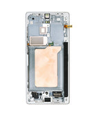 Pantalla con marco Samsung Galaxy S25 Ultra (S938) (TITANIUM WHITESILVER)