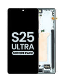 Reparación de pantalla OLED con marco para Galaxy S25 Ultra en Quetzaltenango.
