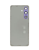 Tapa trasera violeta cobalto para Samsung Galaxy S26 Plus con adhesivo y lente de cámara, sin logo.