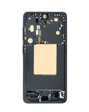 Pantalla OLED original Samsung Galaxy S26 (S942) negra con marco, ideal para reparación de pantalla.