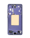 Pantalla OLED original Samsung Galaxy S26 S942 color violeta cobalto, con marco, para reemplazo de móvil.