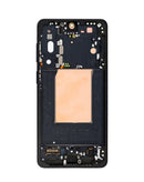 Pantalla OLED original Samsung Galaxy S26 Plus negra con marco, para reparación y reemplazo.