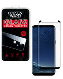 Vidrio templado curvo 3D para Samsung Galaxy S8 Plus, compatible con fundas, protector de pantalla.