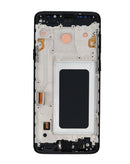 Pantalla con marco Samsung Galaxy S9 Plus en color Midnight Black, perfecta para la reparación de tu dispositivo en Quetzaltenango.