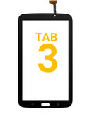 Pantalla LCD BajoPPLCD negra para Samsung Galaxy Tab 3 T210R, ideal para reparación y reemplazo.