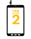 Digitalizador negro para Samsung Galaxy Tab Active 2 (T390/T395), repuesto de pantalla táctil LCD.