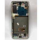Pantalla Samsung Galaxy S21 (5G) (SM-G991B) Original con Marco -Gris (Phantom White)