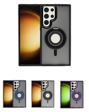 Protege tu Galaxy S24 Ultra con esta funda transparente Skin Feel con anillo de silicona en Quetzaltenango.