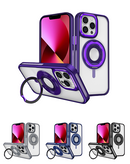 Protege tu iPhone 15 Pro Max con esta funda transparente Skin Feel con soporte de anillo, disponible en Xela Quetzaltenango.
