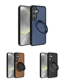 Encuentra la funda de cuero delgada con carga inalámbrica y soporte para Samsung Galaxy S23 en Quetzaltenango.