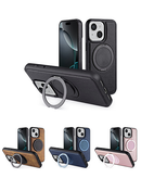 Encuentra la mejor funda de cuero delgada con soporte de carga inalámbrica para iPhone 15 en Xela.