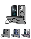 Protege tu iPhone 16 Plus con un case transparente slim con soporte para cámara y carga inalámbrica en Xela Quetzaltenango.