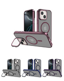 Encuentra el mejor estuche transparente con soporte para cámara y carga inalámbrica para iPhone 15 en Xela.