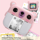 Cámara digital instantánea SNAP'Z con rollo de stickers en color rosa, ideal para capturar momentos especiales en Quetzaltenango.