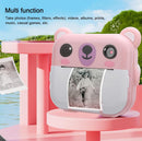 Cámara digital instantánea SNAP'Z con rollo de stickers en color rosa, ideal para capturar momentos especiales en Quetzaltenango.