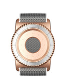 Brazalete magnético SlowBack plateado y oro rosa para MagSafe Case, ideal para correr.